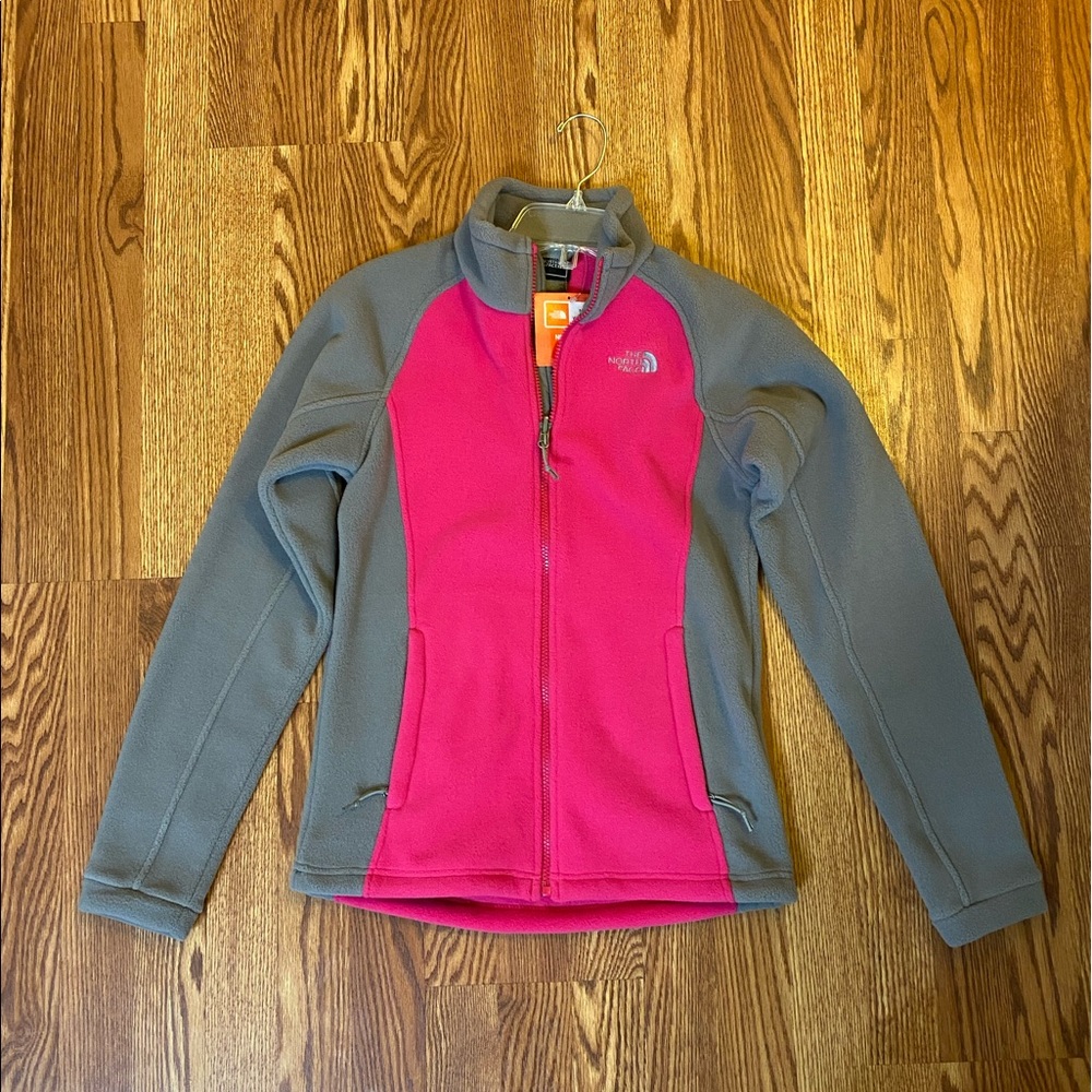 NWT The North Face Pink/Grey Wendy Jacket (XS)